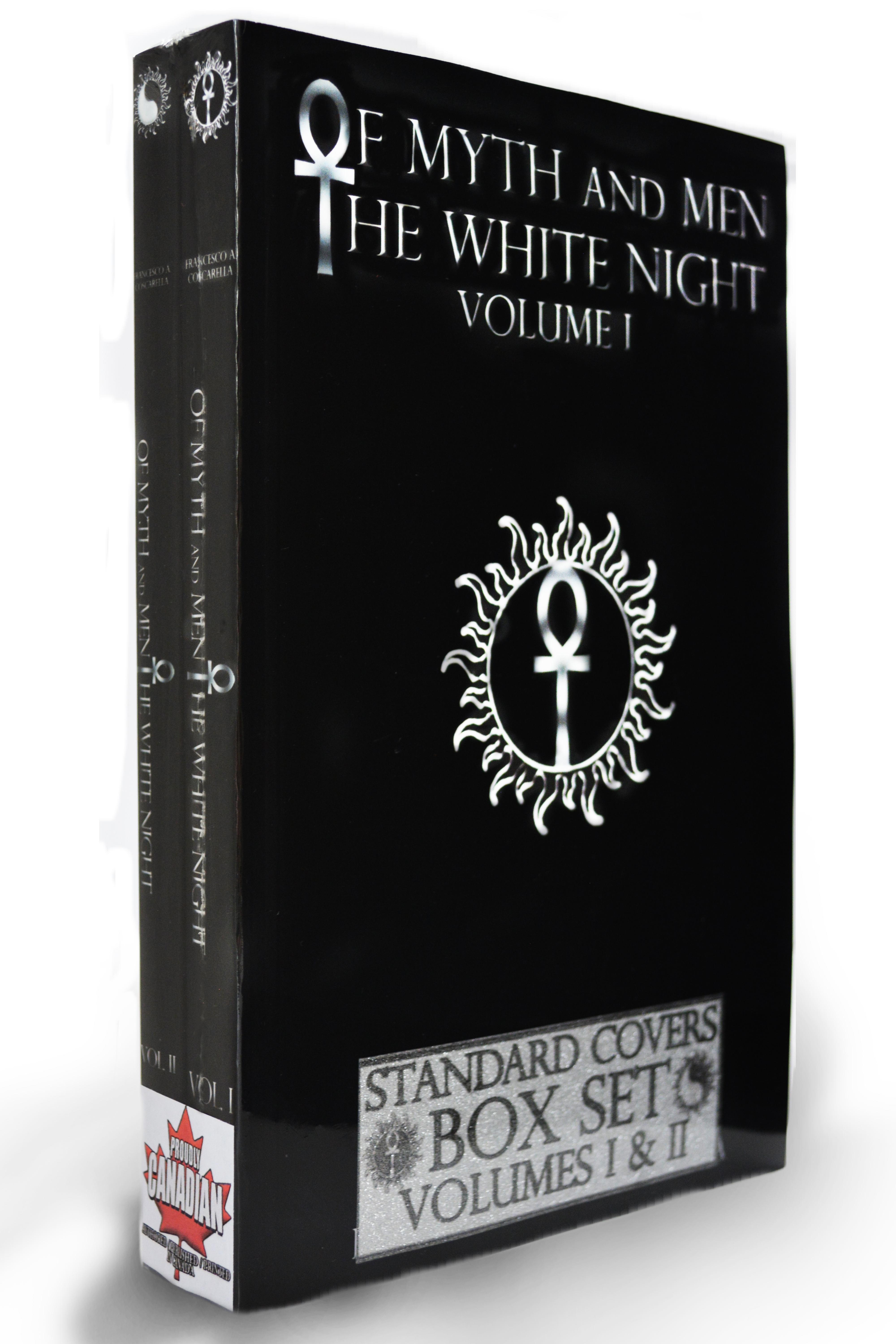 Box Set Standard Covers of Of Myth and Men: The White Night by Francesco Coscarella